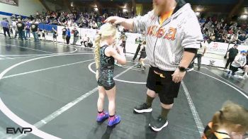 49-52 lbs Rr Rnd 4 - Kyllie Gwinn, Buck Pride Wrestling vs Evelyn Shimonek, Pawhuska Elks Takedown