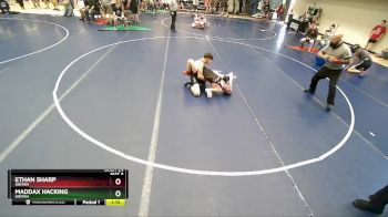 132 lbs Champ. Round 2 - Maddax Hacking, Uintah vs Ethan Sharp, Uintah