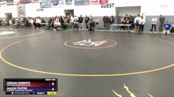 190 lbs Quarterfinal - Jordan Roberts, Lions Den Wrestling Club vs Mason Foster, Interior Grappling Academy