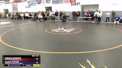 190 lbs Quarterfinal - Jordan Roberts, Lions Den Wrestling Club vs Mason Foster, Interior Grappling Academy