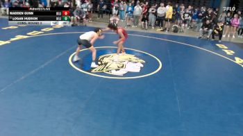 106 lbs Cons. Round 3 - Logan Hudson, Unattached vs Madden Gunn, Wauconda