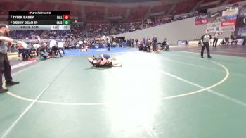 5A Boys 144 lbs Cons. Semi - Tyler Basey, Dallas Boys vs Denny Dean Jr, Caldera Boys
