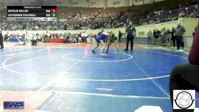 123 lbs Round Of 32 - Natalie Miller, Perry Girls Wrestling Club vs Catherine Fackrell, Bixby JH Girls