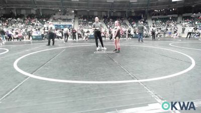 76 lbs Consi Of 16 #2 - Raegan Raney, Jay Wrestling Club vs AZARIA GIBBS, KIPP TULSA