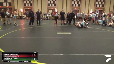 140 lbs Round 5 (6 Team) - Marc Saracinaj, Mat Assassins Black vs Derek Altman, Olympic