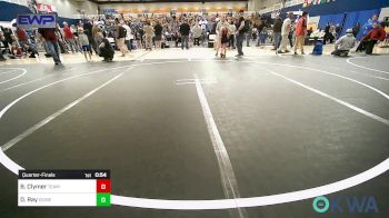 60 lbs Quarterfinal - Brixten Clymer, Team Guthrie Wrestling vs Daxton Ray, Division Bell Wrestling