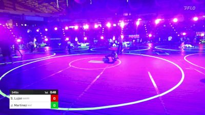 54 lbs Round Of 16 - Silas Lujan, Warrior Wrestling Club vs Jaxon Martinez, Mat Rats Rebooted