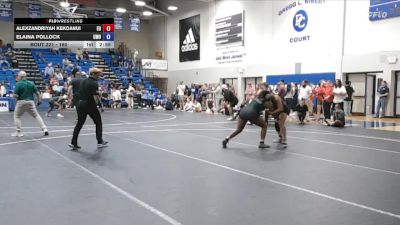 160 lbs Cons. Round 3 - Elaina Pollock, Mount Olive vs Alexzandriyah Kekoanui, Emmanuel University