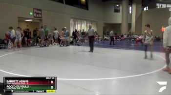 106 lbs Quarters & 3rd Wb (32 Team) - Barrett Adams, Team Palmetto State vs Rocco Duygulu, AAWA/Spec Ops