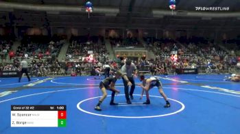 84 lbs Consolation - Weslee Spencer, Maurer Coughlin WC vs Zion Borge, Rare Breed Academy