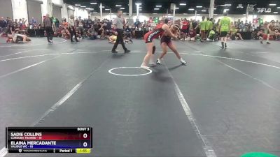 130 lbs Round 1 (8 Team) - Sadie Collins, Cordoba Trained vs Elaina Mercadante, Validus WC