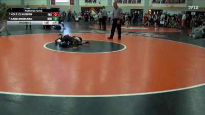 110 lbs Round 3 - Kole Claussen, Panther Wrestling Club vs Kade Engelken, Maquoketa Valley Wrestling