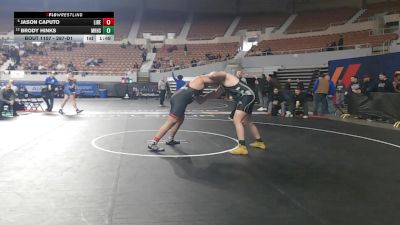 287-D1 Champ. Round 1 - Jason Caputo, Liberty High School vs Brody Hinks, Mountain Ridge High School