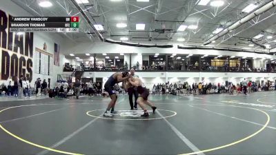285 Freshman/Soph Quarterfinal - Andrew Vanscoy, Baldwin Wallace vs Brandon Thomas, Henry Ford College