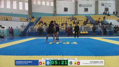 LEONARDO GOIS DE MELO vs VITOR RIBEIRO LOPES 2026 FPJJ Campeonato Paulista Sem Kimono