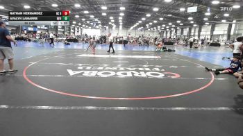 85 lbs Rr Rnd 1 - Nathan Hernandez, NC Blue - MS vs Avalyn Lamarre, Revival Riddlers - MS