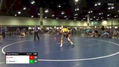 152 lbs Round 1 (6 Team) - Kaden Kraft, Minot Young Guns vs Sonny Salajcik, 212 Wrestling