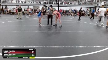 100 lbs Round 3 (6 Team) - Jake Causey, POWA vs Lyric Hetzer, Team Gotcha