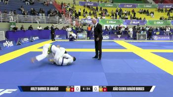 João Cleber Araújo Borges vs Arley Barros De Araújo 2025 Brasileiro Jiu-Jitsu IBJJF