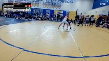 144 lbs Champ Round 1 (16 Team) - Kealan Sieni, Cocoa Beach WC vs Max Baylis, Black Hive