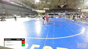 2A 190 lbs Quarterfinal - Tyson Moran, White River vs Talan Guerrero, Hudson`s Bay