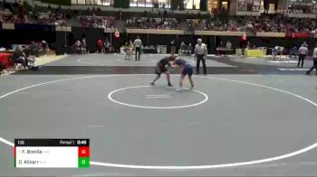 130 lbs Cons. Semi - Francheska Bonilla, Oakland Mills vs Delaney Kilcarr, Reservoir