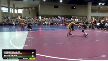 110 lbs Quarterfinal - Shepherd Baumer, Lafayette Scrappers Wrestling vs Mason Brown, Darkhorse Wrestling Academy