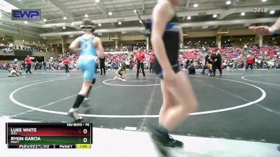 76 lbs Cons. Round 2 - Rykin Garcia, Pratt vs Luke White, WTC