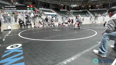 125 lbs Rr Rnd 3 - Layla Brown, NW Girls vs Kalley Fuller, SW Girls