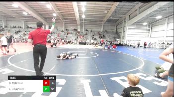 65 lbs Round Of 16 - Garrett Raley, Cali Red vs Levi Sisler, Quest School Of Wrestling ES