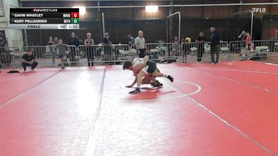 120 lbs Final - Gavin Whatley, Monster Garage vs Kurt Pellegrino, Ruthless Wrestling Club