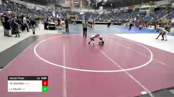 52 lbs Quarterfinal - Rhyder Sanchez, Montrose Elite vs Jayce Mundt, Top Notch