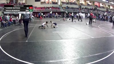 56 lbs Cons. Semi - Rocco McMurtry, Midwest Destroyers Wrestling Club vs Cassius Matthias, Nebraska Wrestling Academy