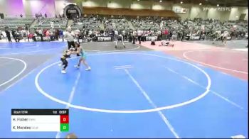 55 lbs Quarterfinal - Herra Fisher, Empire WC vs Kamila Morales, Nevada Elite