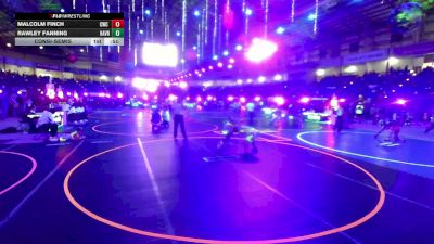 100 lbs Consolation - Malcolm Finch, CWC Thunder vs Rawley Fanning, Havre WC