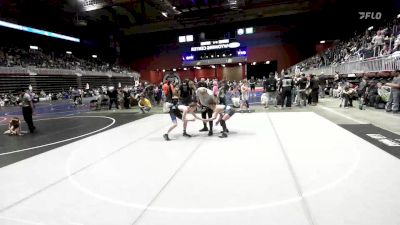 102 lbs Semifinal - Nick Ambuske, Legacy Boltz vs Kayson Grant, Cody WC