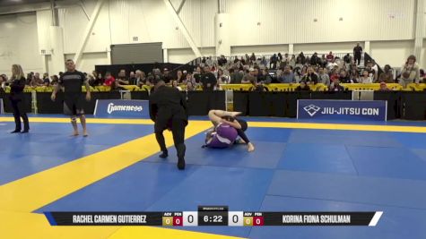 Korina Fiona Schulman vs Rachel Carmen Gutierrez 2025 World IBJJF Jiu-Jitsu No-Gi Championship