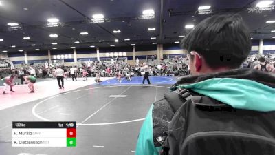 132 lbs Quarterfinal - Richard Murillo, Canyon Springs HS vs Kaiden Dietzenbach, DC Elite