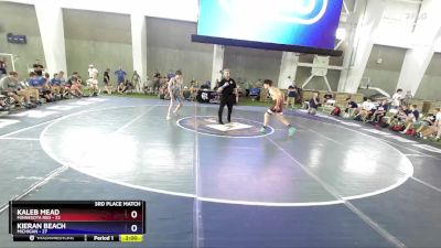 138 lbs Placement Matches (8 Team) - Kaleb Mead, Minnesota Red vs Kieran Beach, Michigan