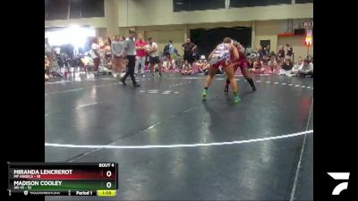 155 lbs Round 2 (4 Team) - Madison Cooley, AR-15 vs Miranda Lencrerot, MF Angels