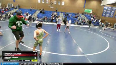 57-59 lbs Round 3 - Maddux Stauffer, Mountain Ridge vs Gavin Cannon, Westlake