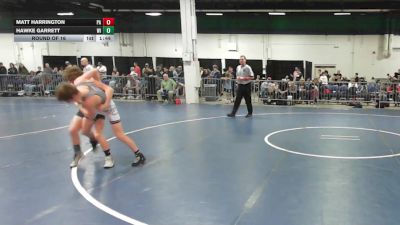 112 lbs Round Of 16 - Matt Harrington, PA vs Hawke Garrett, WI