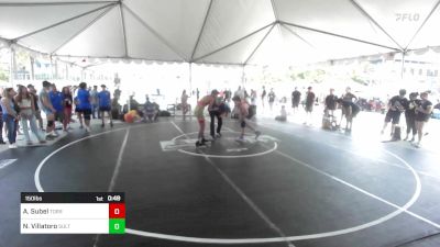 150 lbs Consi Of 16 #2 - Adam Subel, Torrey Pines HS vs Noah Villatoro, Sultana