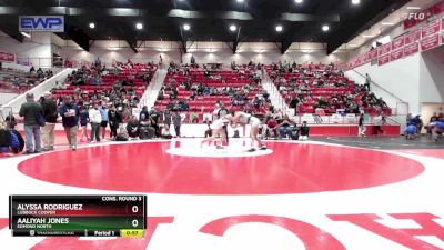 145 lbs Cons. Round 3 - Alyssa Rodriguez, Lubbock Cooper vs Aaliyah Jones, EDMOND NORTH