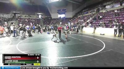 43-45 lbs 3rd Place Match - Asher Montoya, Top Rank vs Carter Haag, Nebraska Elite Wrestling Club