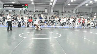 132 lbs Round Of 32 - Antonio Boni, Quest School Of Wrestling Black - HSB vs Steven Vaughn, Flint Tropics - HSB