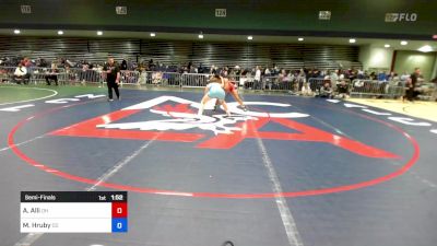 160 lbs Semifinal - Alexandria Alli, OH vs Matilda Hruby, CO