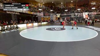 113 lbs Champ. Round 1 - Charles Thacher, Oskaloosa Hs vs Tanner Holt, Mound City-Jayhawk Linn Hs