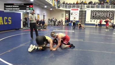 152 lbs Semifinal - Charlie Desena, Lake Highland Prep-FL vs Hudson Hohman, Grove City