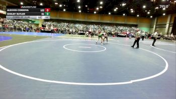 130 lbs Consi Of 16 #2 - Alexxis Cordova, Lassen vs Shelby Butler, Eagle